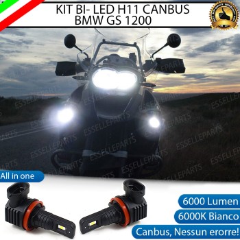 Kit Full LED H11 6000 LUMEN Canbus 6000K Bianco Fendinebbia per BMW GS