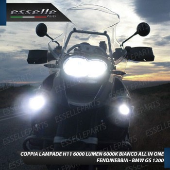 Kit Full LED H11 6000 LUMEN Canbus 6000K Bianco Fendinebbia per BMW GS