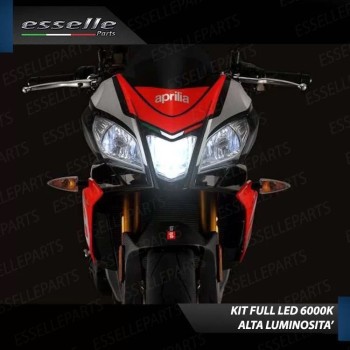 Kit Full LED Lampada H11 4900 Lumen Abbaglianti per Aprilia RS4 50 2011-2017
