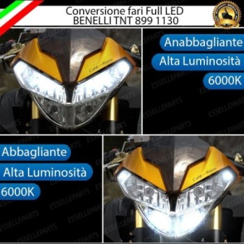 Conversione Fari Full LED Benelli Titanium 07