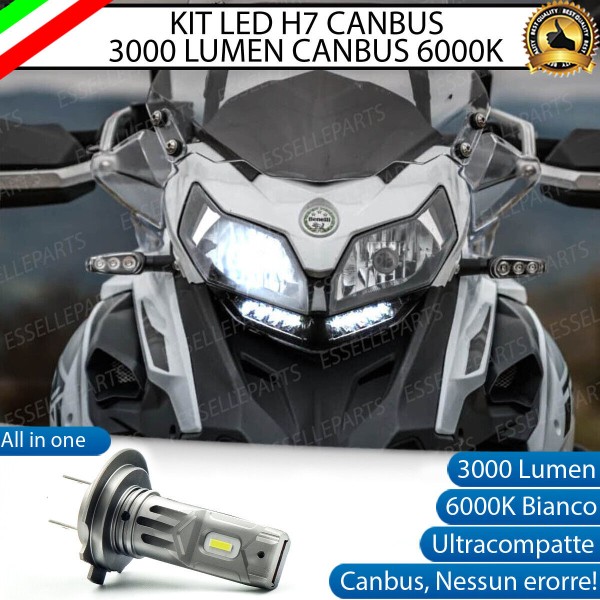 Lampada H7 3000 LUMEN Anabbagliante per BENELLI TRK 251