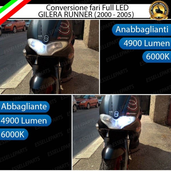 Conversione Fari Full LED Gilera Runner 50