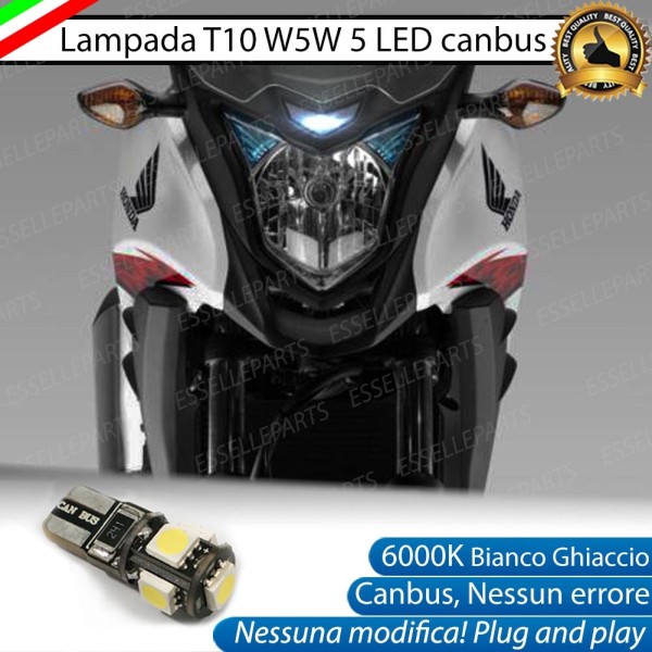 Luce Posizione LED per Honda  CB 500 F dal 2017 al 2018 ABS Luce Bianca Canbus