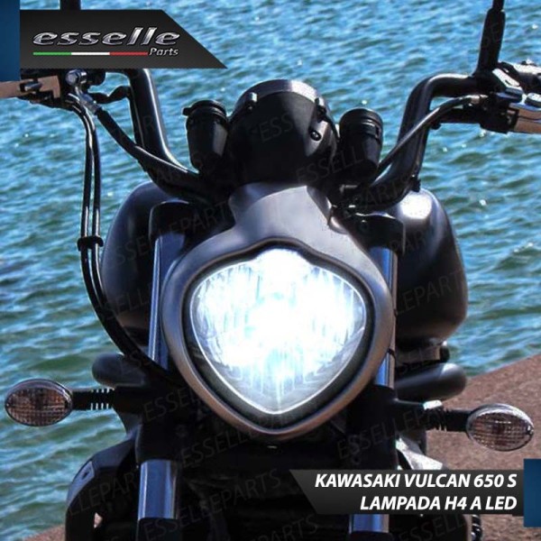 Lampada Singola H4 LED 4000 Lumen per KAWASAKI Vulcan S 650 2017-2020