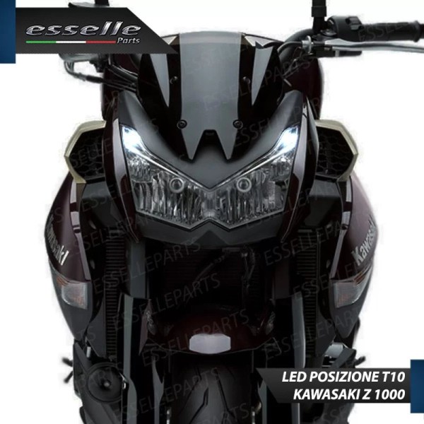 Luci posizione T10 5 LED Canbus per KAWASAKI Z 1000 2014-2016 ABS