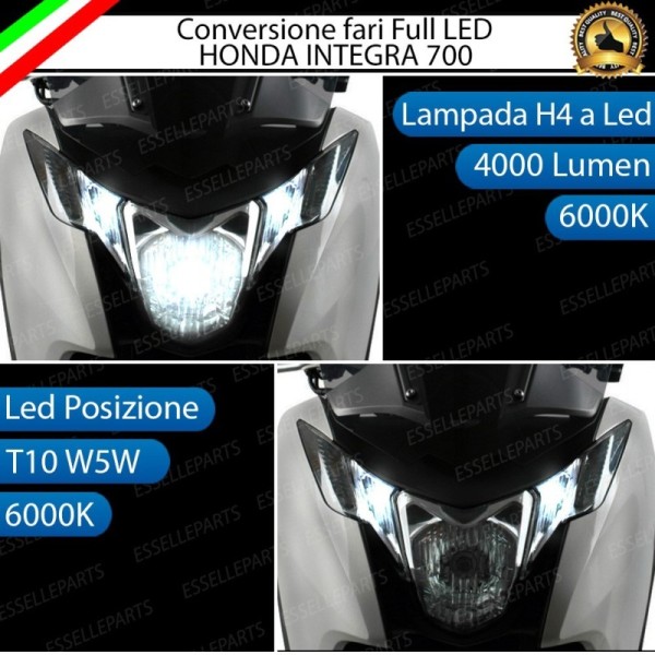 Conversione Fari Full LED ULTRA COMPATTA per HONDA Integra 750
