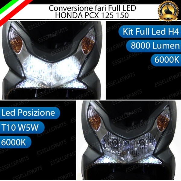 Conversione Fari Full LED ULTRA COMPATTA per HONDA PCX 125
