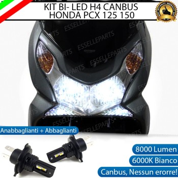Kit Full LED H4 Per Honda PCX 125 2014-2016 8000 Lumen Luce Bianca Kit Full LED H4 Per Honda PCX 125 2014-2016 8000 Lumen Luce Bianca