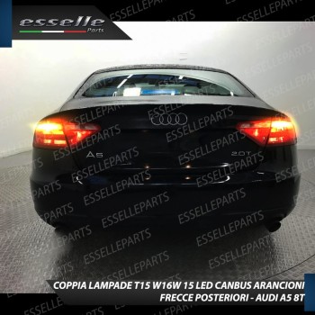 Coppia Frecce Posteriori T15 W16W 15 LED Canbus PER AUDI A5 8T Sportback Dal 2012
