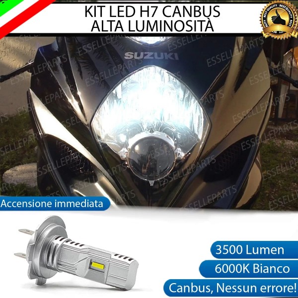 Kit Full LED Lampada H7 3500 Lumen Anabbagliante per SUZUKI GSX R 1000 2005-2006