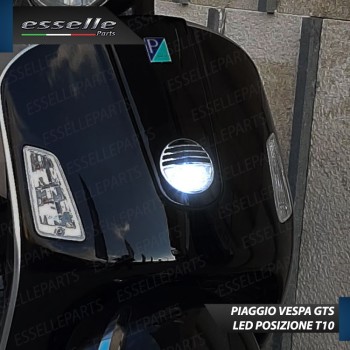 Luce Posizione LED per Vespa GTS 300 dal 2014 al 2016 6000K Luce Bianca Canbus