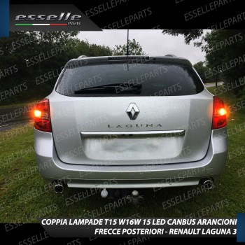 Lampada T15 15 LED Canbus FRECCE PER RENAULT LAGUNA 3