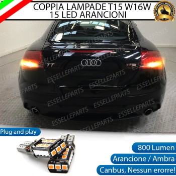 Lampada  T15 W16W 15 LED Canbus ARANCIONE FRECCE PER AUDI TT 8J