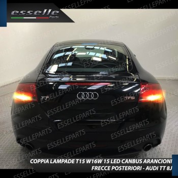 Lampada  T15 W16W 15 LED Canbus ARANCIONE FRECCE PER AUDI TT 8J