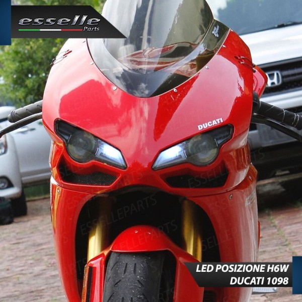 Coppia Luci Di Posizione 5 LED H6W per Ducati 1198 2009-2012 S