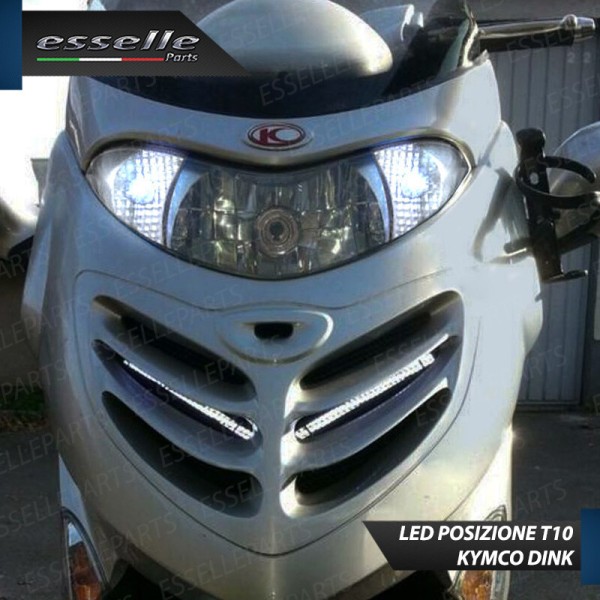 Coppia Luci Di Posizione 5 LED T10 per Kymco Dink 150 1999-2002 LX Eco