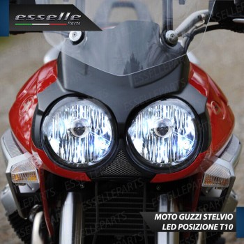 Coppia Luci Di Posizione 5 LED T10 Moto Guzzi Stelvio 1200 2008-2010