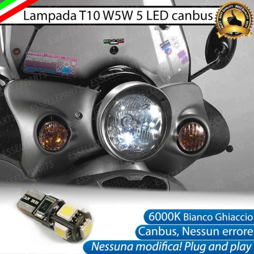 Luce Posizione LED per Aprilia Scarabeo dal 150 dal 2000 al 2002 T Luce Bianca