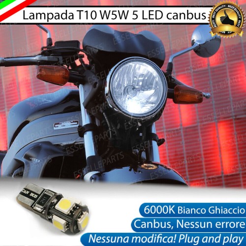 Lampada Luce Di Posizione 5 LED T10 per Honda X Eleven 1100 1999-2001