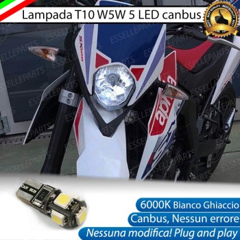Lampada Luce Di Posizione 5 LED T10 W5W per Aprilia SX 125 2007-2013