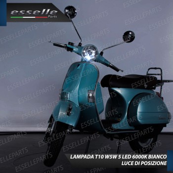 Luce posizione T10 5 LED Canbus per VESPA PX 150 2010-2017
