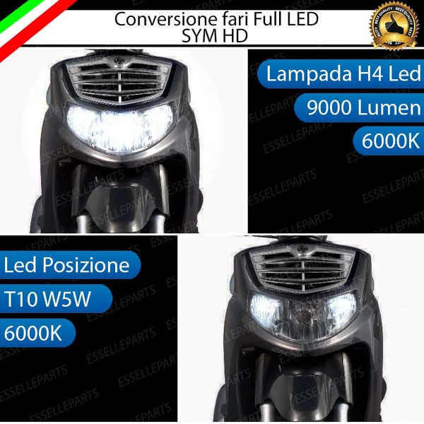 Conversione full LED SYM HD 125