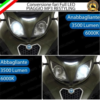 Conversione Fari Full LED PIAGGIO MP3 300