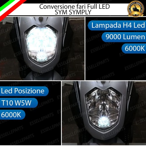 Conversione full LED SYM Symply 50