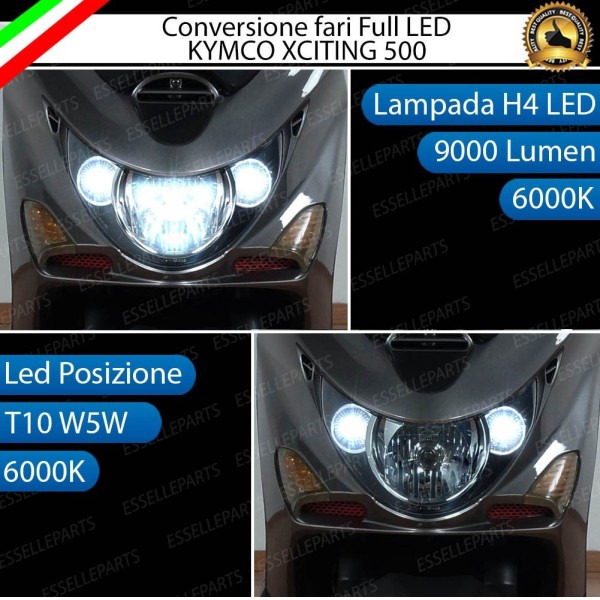 Conversione full LED KYMCO Xciting 500i