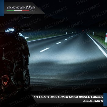 Kit Full LED H1 3000 Lumen Abbagliante per Ducati Diavel 1200 2010-2013