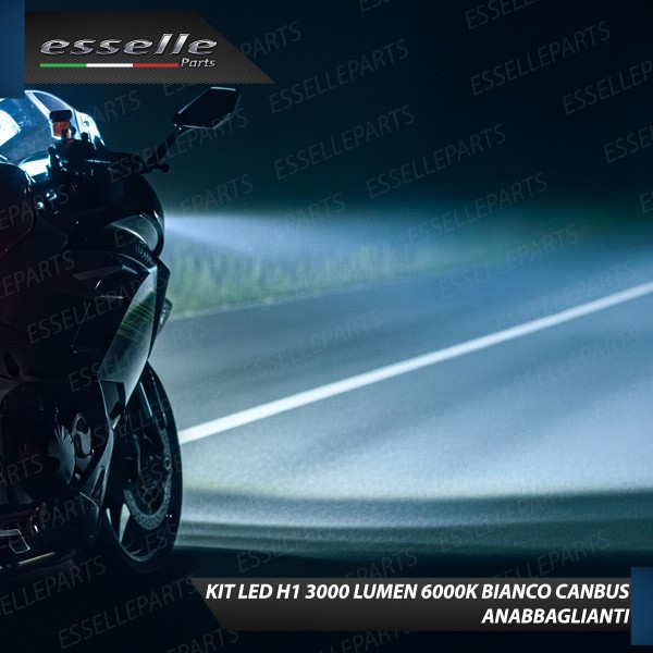Kit Full LED H1 3000 LUMEN Anabbagliante Cagiva Mito 125 1997-1999 EV