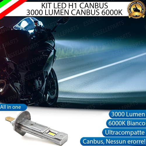 Kit Full LED H1 3000 LUMEN Anabbagliante Cagiva Mito 50 1997-2002