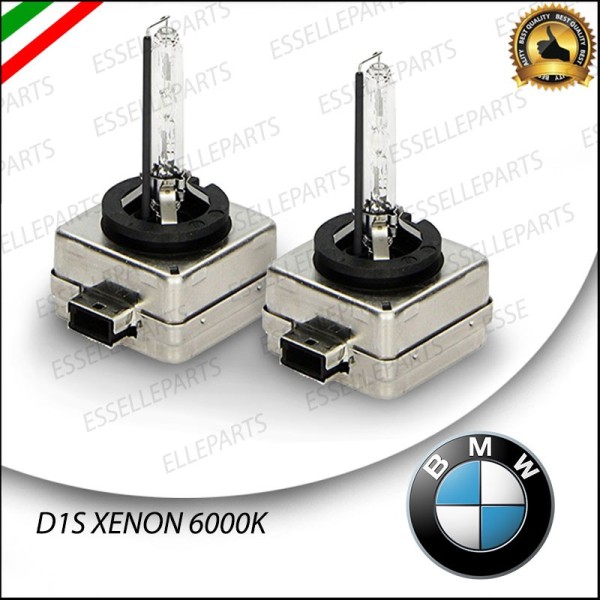 Coppia lampade ricambio D1S Xenon 6000K bianco BMW SERIE 5 E60 E61 dal 2005