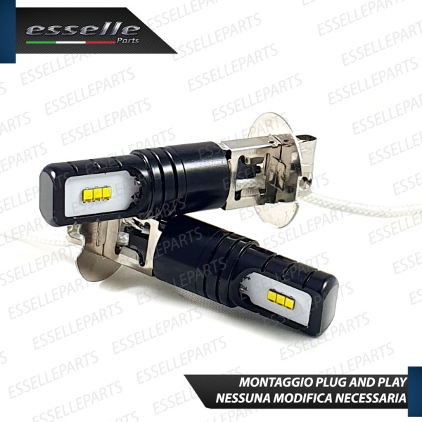 Coppia Lampade Abbaglianti LED H3 7000 Lumen per APRILIA RSV 1000 2000-2001