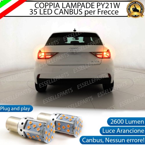 Lampada PY21W Canbus ARANCIONE FRECCE Luce AMBRA AUDI A1 II