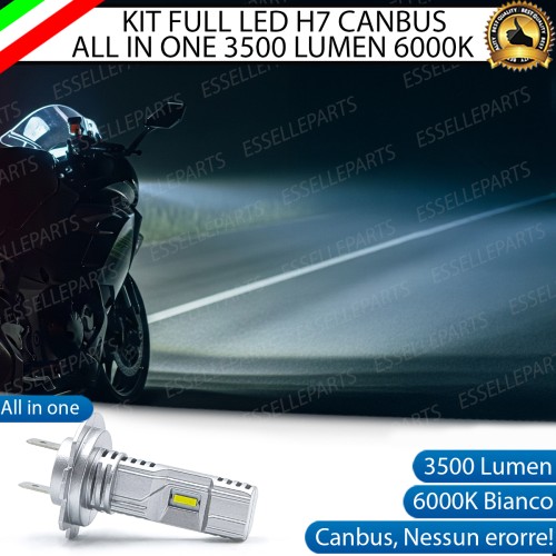 Kit Full LED Lampada H7 3500 Lumen Anabbagliante per Ducati Monster 696 2008-2013