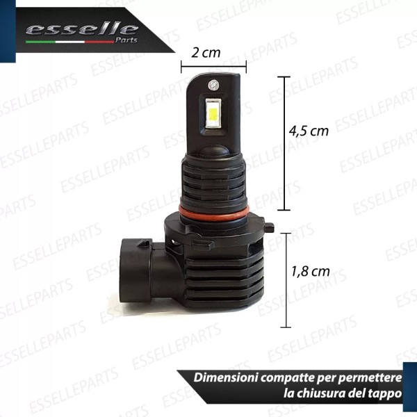 Kit Full LED HB3 3000 Lumen Abbaglianti per Aprilia Pegaso 650 2005-2011 Strada