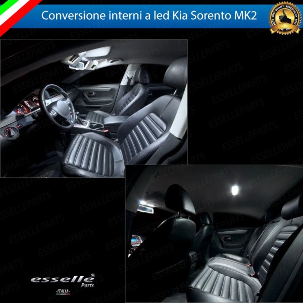 Kit LED Interni Completo 6000K Bianco Canbus Kia Sorento MK2 Dal 2013