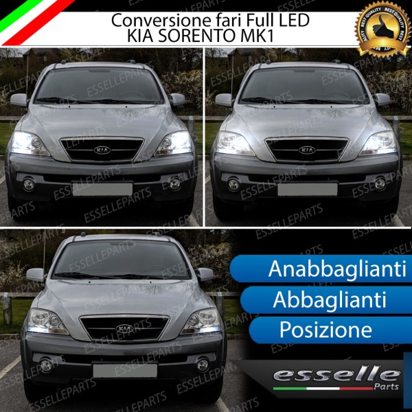 Conversione Fari Full LED per Kia Sorento 1 6000K Bianco Ghiaccio Canbus