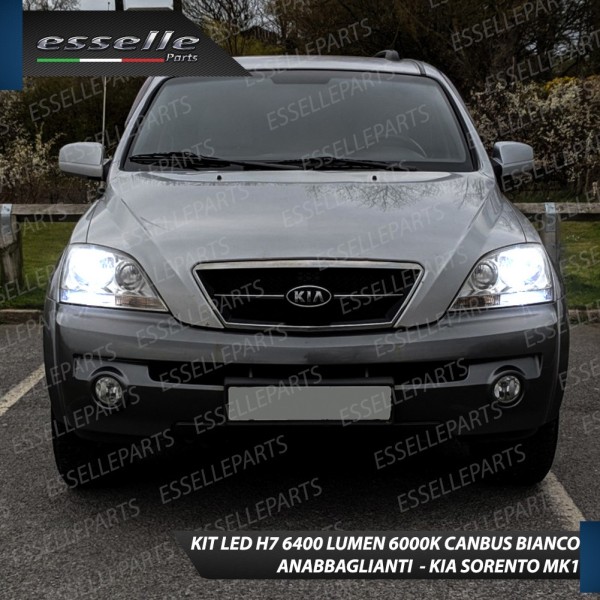 Conversione Fari Full LED per Kia Sorento 1 6000K Bianco Ghiaccio Canbus