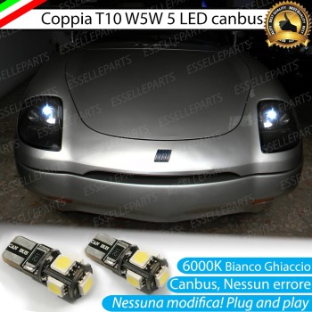 Luci posizione T10 W5W 5 LED Canbus Fiat Barchetta