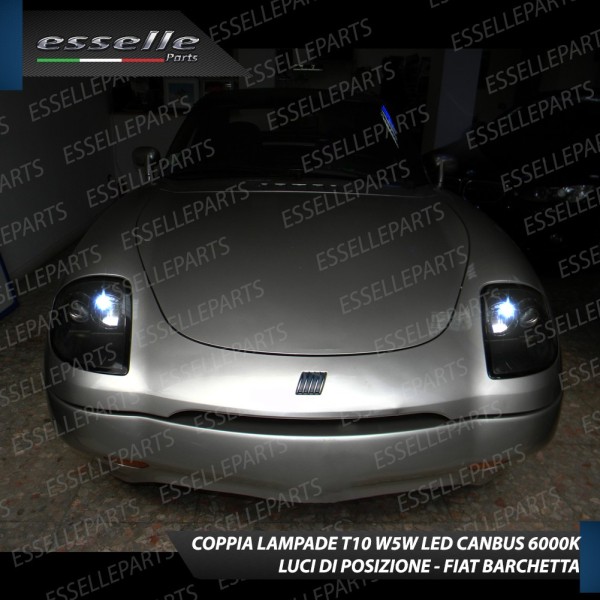 Luci posizione T10 W5W 5 LED Canbus Fiat Barchetta