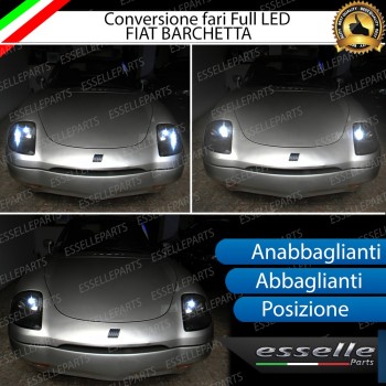 Conversione Fari Full LED 6000k canbus FIAT BARCHETTA No Error