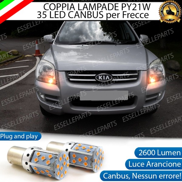 Coppia Frecce Anteriori PY21W 35 LED Canbus Kia Sportage 2