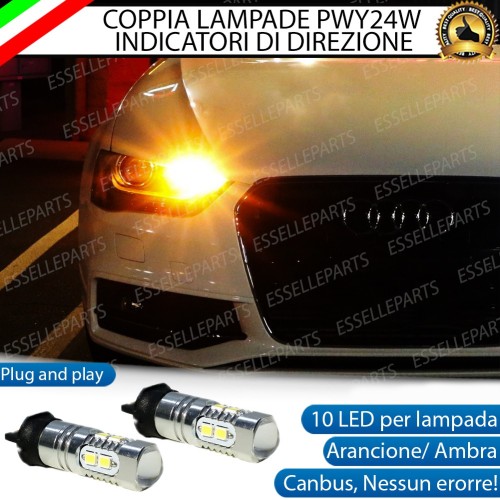 Coppia Frecce Anteriori PWY24W 10 LED Canbus AUDI A4 B8 RESTYLING