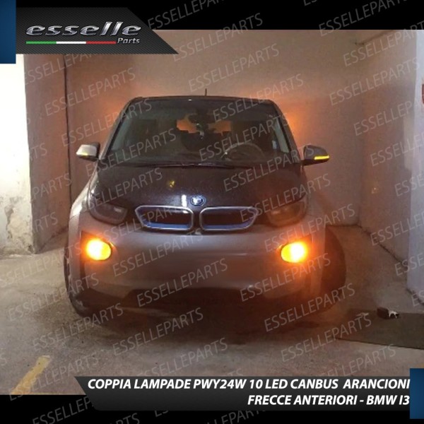 Lampada PWY24W Canbus ARANCIONE FRECCE Luce AMBRA BMW I3