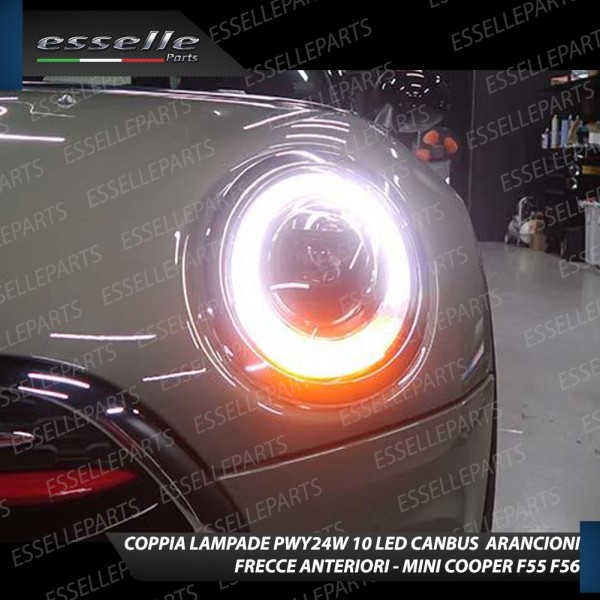 Lampada PWY24W Canbus ARANCIONE FRECCE Luce AMBRA MINI F55 F56