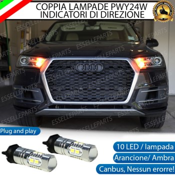 Lampada PWY24W Canbus ARANCIONE FRECCE Luce AMBRA AUDI Q7 II