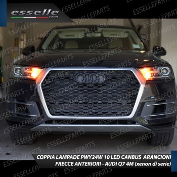 Lampada PWY24W Canbus ARANCIONE FRECCE Luce AMBRA AUDI Q7 II