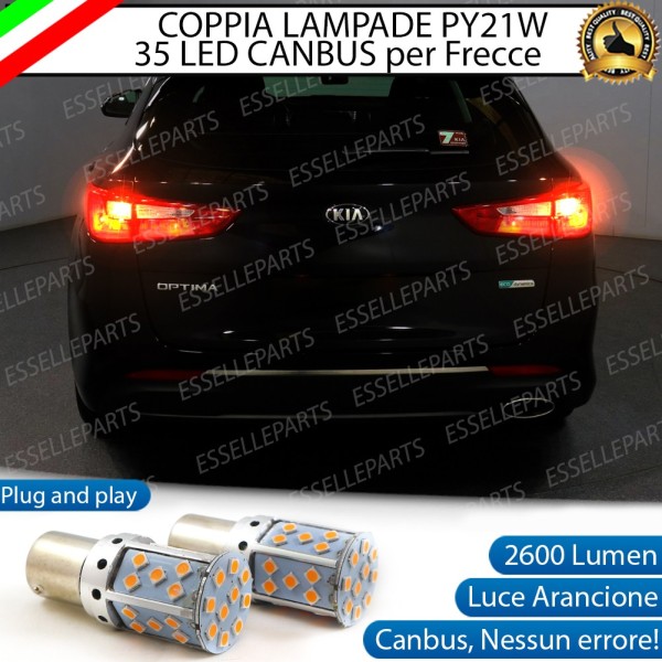 Coppia Frecce Posteriori PY21W 35 LED Canbus KIA Optima